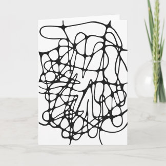 Carte Art Neurographique à Colorier