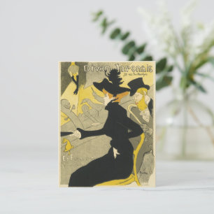 Carte Art Nouveau, Divan Japonais par Toulouse Lautrec