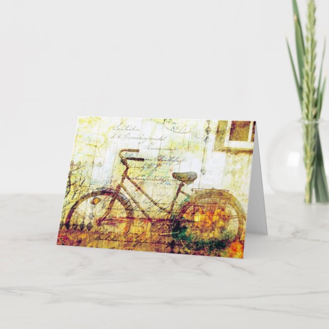 Carte Art numérique à vélo (Devant)