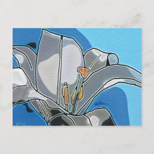 Carte art numérique Lily