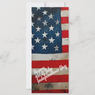 Carte Art patriotique du 4 juillet jour de l'indépendanc