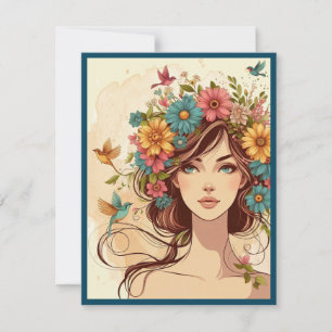 Carte Art Print Card Summers End
