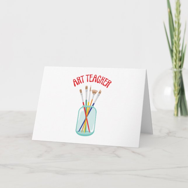 Carte Art Teacher (Devant)