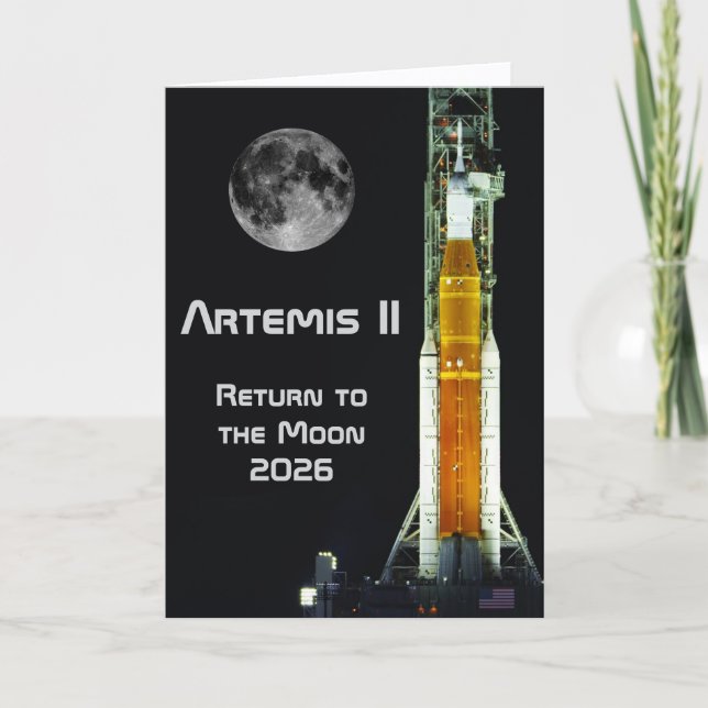 Carte Artemis II Moon Mission (Devant)