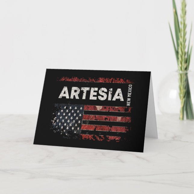Carte Artesia Nouveau Mexique (Devant)
