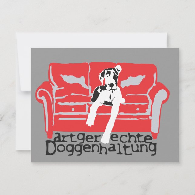 Carte Artgerechte Doggenhaltung (Devant)