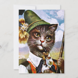 Carte Arthur Thiele - Chat des Alpes bavaroises