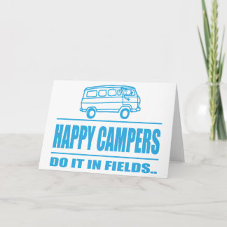 Carte Articles Cadeaux Pour Camper Happy Inspiré