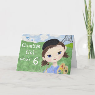 Carte Artist Girl