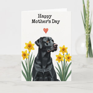 Carte artistique canine de la Fête des Mères
