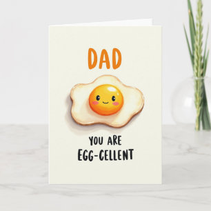 Carte artistique eggxcellente pour la fête des pèr