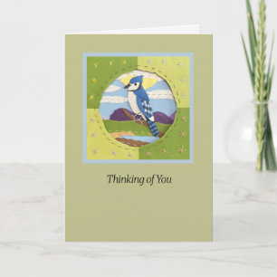 Carte artistique "Thinking of You" de Blue Jay