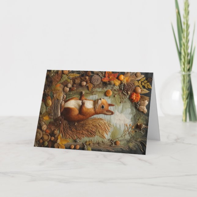 Carte Artsy Woodland Animaux Animaux Animaux Animaux Ani (Devant)