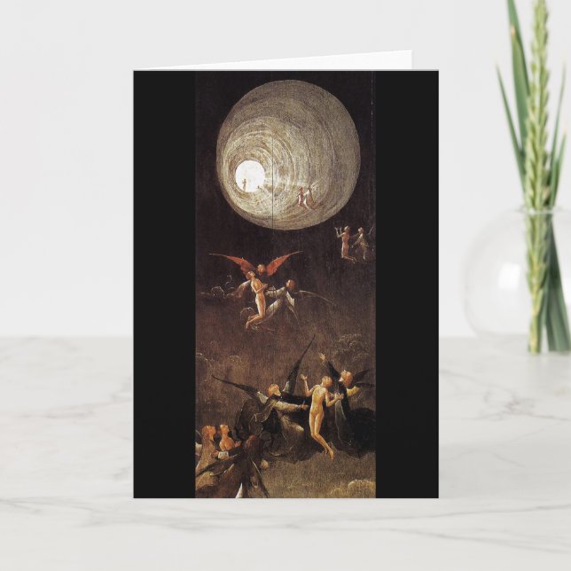 Carte Ascent du bienheureux, par Hiéronymus Bosch (Devant)
