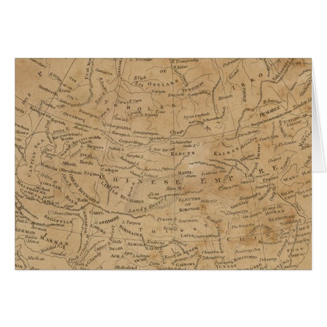 Carte Asie 3 (Devant horizontal)