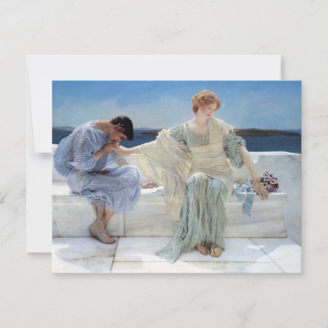 Carte Ask Me No More par Sir Lawrence Alma Tadema (Devant)