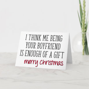 Carte Assez D'Un Cadeau, Amusant Fille Noël