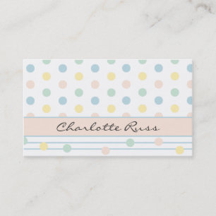 Carte assez en pastel de maman de point de polka
