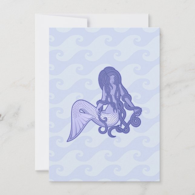 Carte Assis Mermaid bleu (Devant)