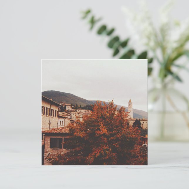 Carte Assise - Ombrie - Italie (Debout devant)