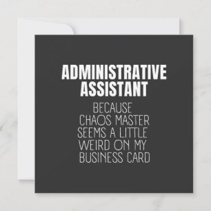 Carte Assistant administratif