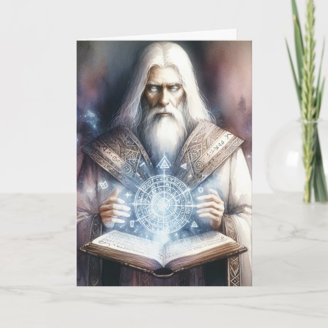 Carte Assistant Casting à partir d'une aquarelle Imagina (Devant)