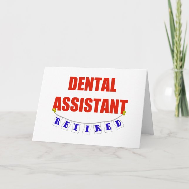 CARTE ASSISTANT DENTAIRE RETRAITÉ (Devant)
