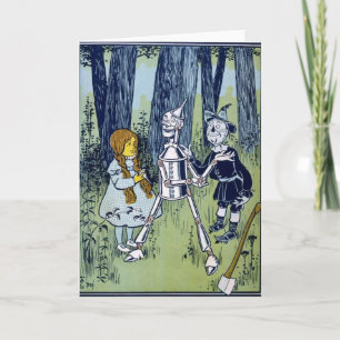 Carte Assistant d'Oz Dorothy Tin Woodsman Scarecrow