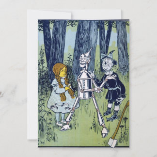 Carte Assistant d'Oz Dorothy Tin Woodsman Scarecrow