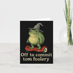 Carte Assistant Grenouille Whimsical Désactivé Pour Enga