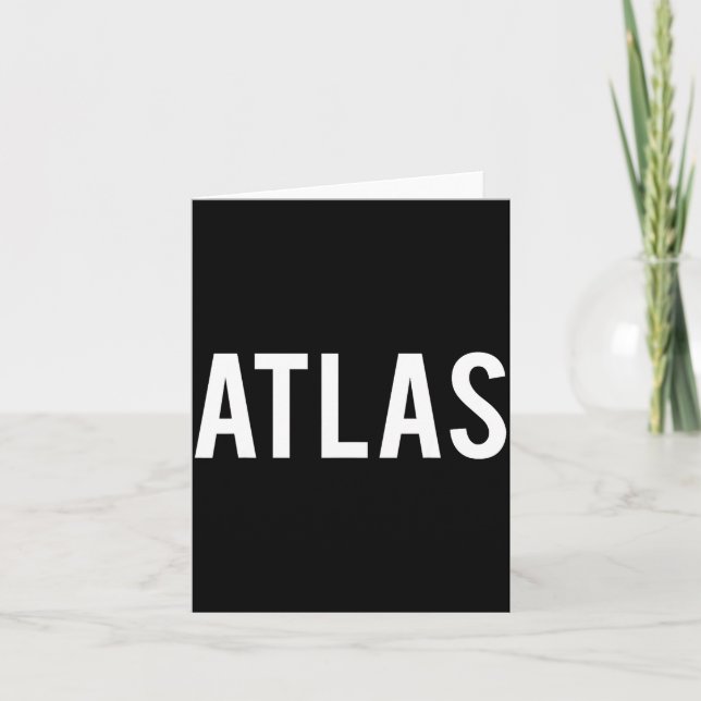 Carte Atlas - Cool New Funny Name Fan Gift Tee  (Devant)