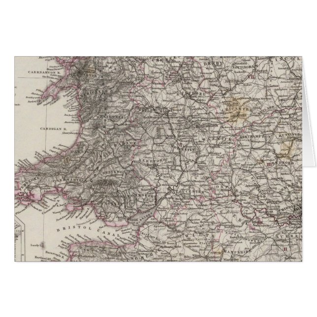 Carte Atlas d'Angleterre (Devant horizontal)