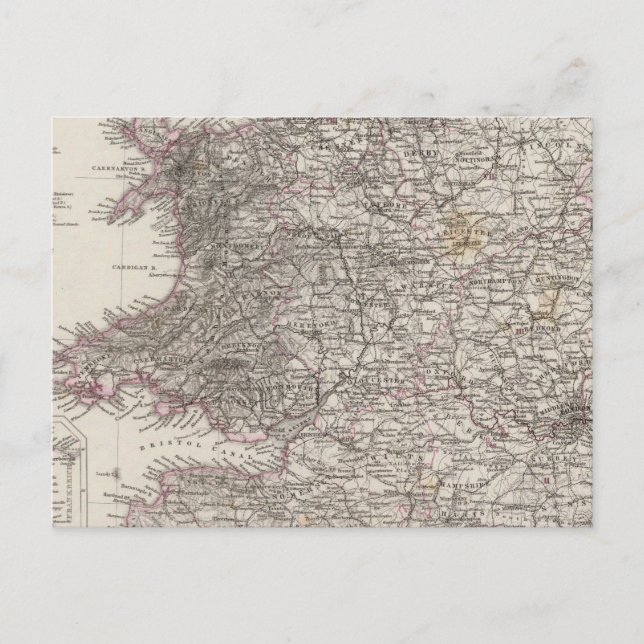 Carte Atlas d'Angleterre (Devant)