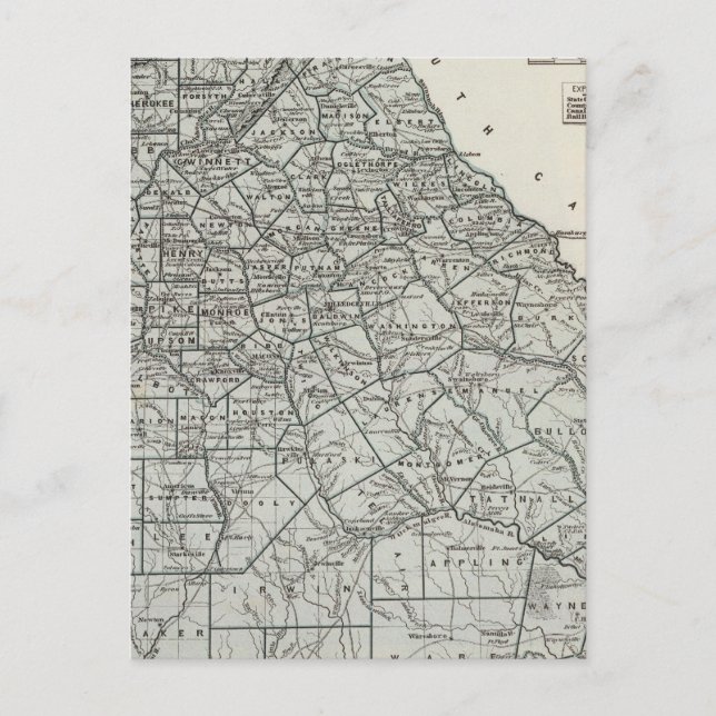 Carte atlas de Géorgie (Devant)