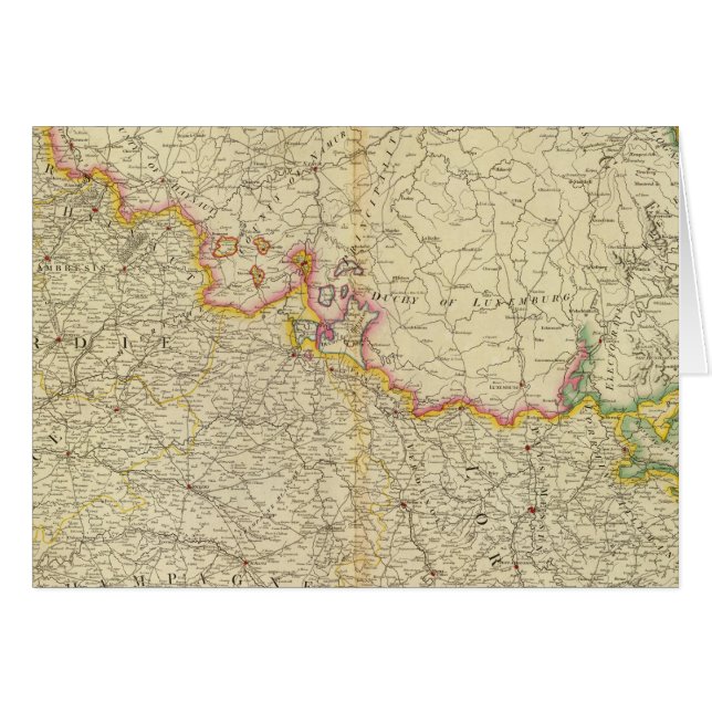 Carte Atlas de la France (Devant horizontal)