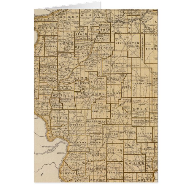 Carte Atlas de l'Illinois (Devant)