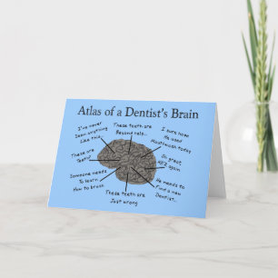 Carte Atlas du cerveau d'un dentiste