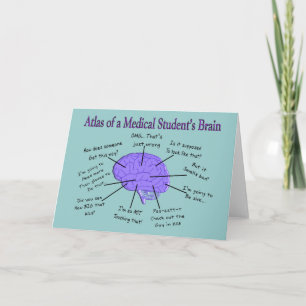 Carte Atlas du cerveau d'un étudiant Médicale #2
