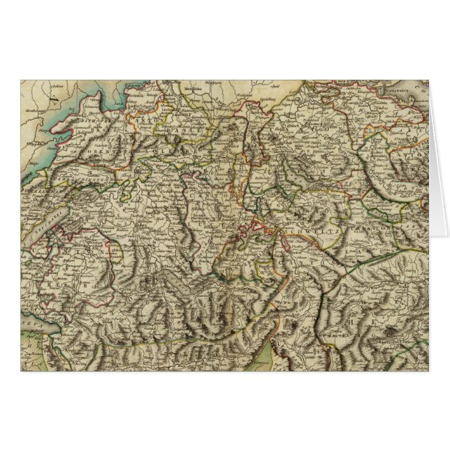 Carte Atlas Suisse - Suisse (Devant horizontal)