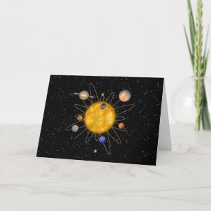 Carte Atome du système solaire