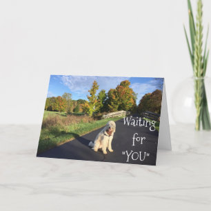 CARTE ATTENDRE "VOUS" ET "VOUS MANQUER", AUSSI!