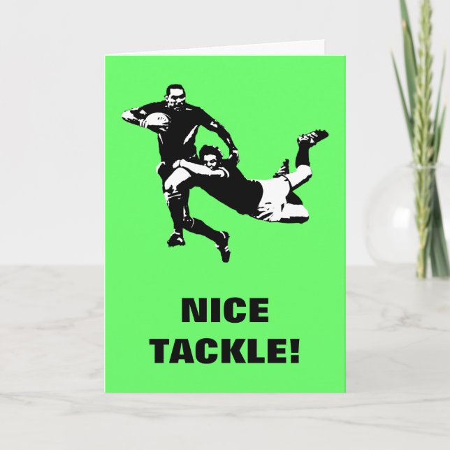 Carte Attirail gentil, rugby (Devant)