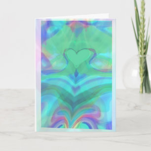 Carte Au centre de tout se trouve le coeur