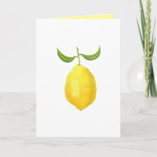 Carte au citron