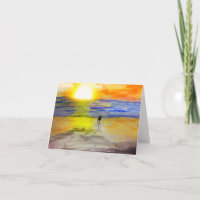 Au Coucher Du Soleil