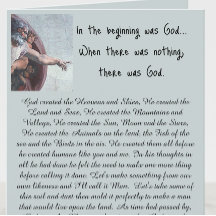 Au début, Dieu était