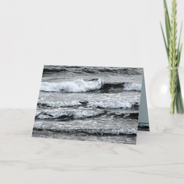 Carte Au-dessus des vagues (Devant)