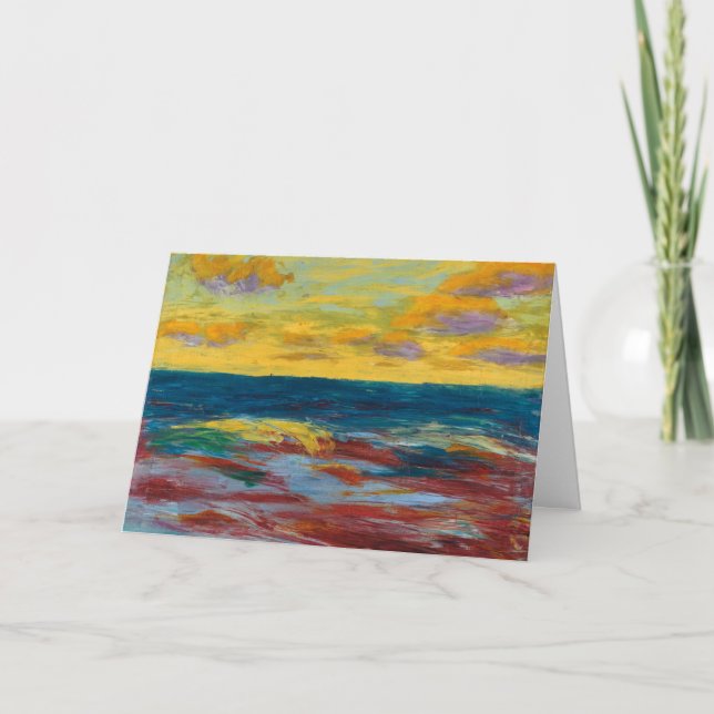 Carte Au large d'Alsen | Emil Nolde | (Devant)