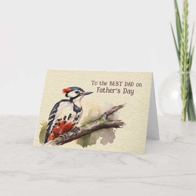 Carte Au MEILLEUR DAD sur la Fête des pères (Devant)