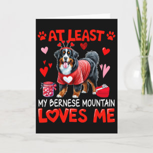 Carte Au moins mon Montagnard Bernois m'aime pour la Sai